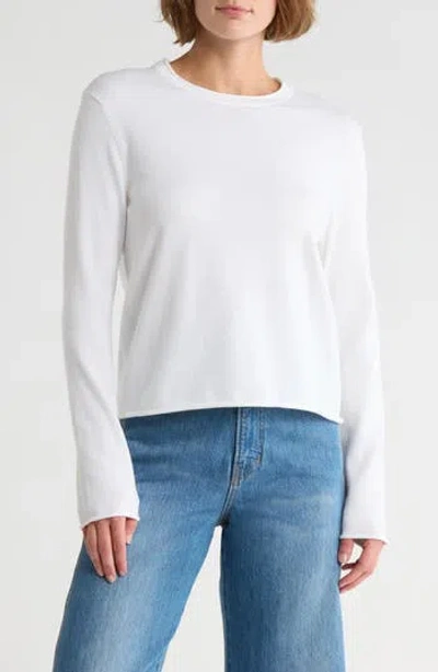 French Connection Crewneck Pullover Sweater In White