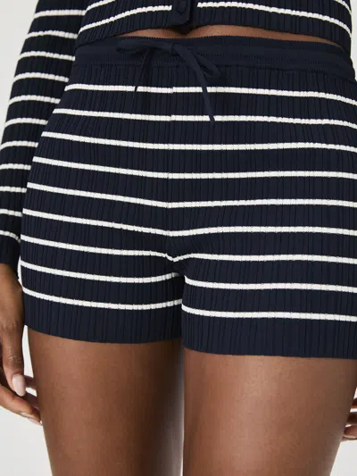 FRENCH CONNECTION CRINKLE KNIT DRAWSTRING SHORTS FRENCH CONNECTION SHORTS,79YAU4005