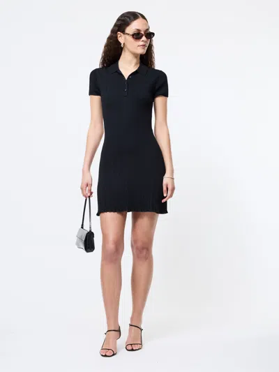 FRENCH CONNECTION CRINKLE KNIT SHORT SLEEVE MINI DRESS FRENCH CONNECTION DRESSES,71ZLL0105