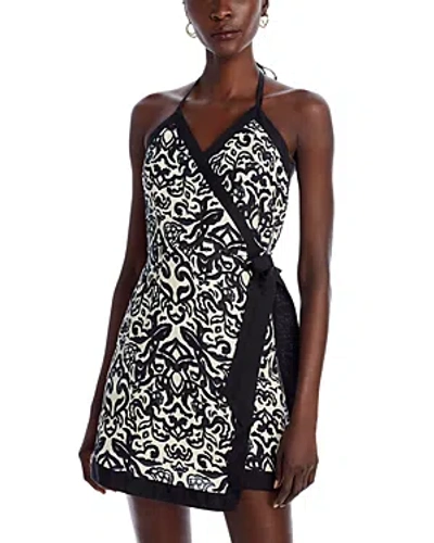 French Connection Cristyn Birdie Halter Dress In Black | ModeSens