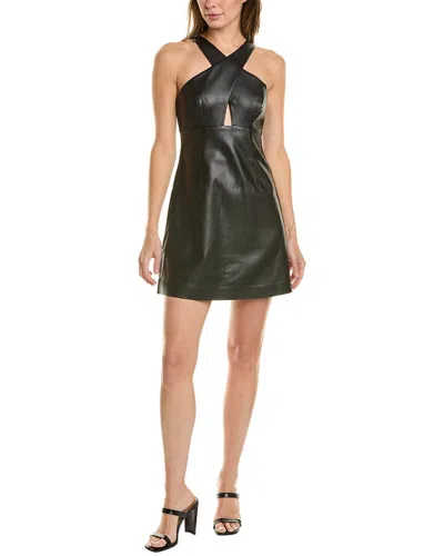 French Connection Crolenda Cross Strap Mini Dress In Black