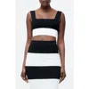 French Connection Crop Knit Tank