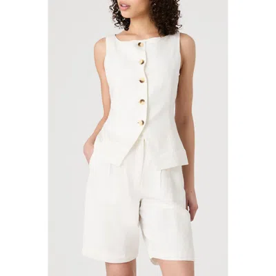 French Connection Cutaway Vest In Multi