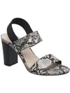 French Connection Dakota Womens Vegan Leather L Heels In Grey