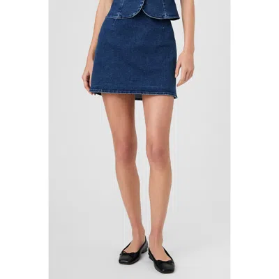 French Connection Delancey Denim Miniskirt In Blue