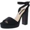 French Connection Denim Fctryn Womens Solid Vegan Suede Platform Heels