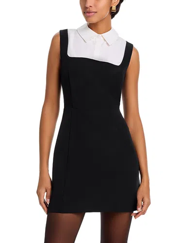 French Connection Echo Crepe Sleeveless Dress In Black