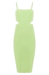 FRENCH CONNECTION ECHO CUTOUT BODY-CON DRESS