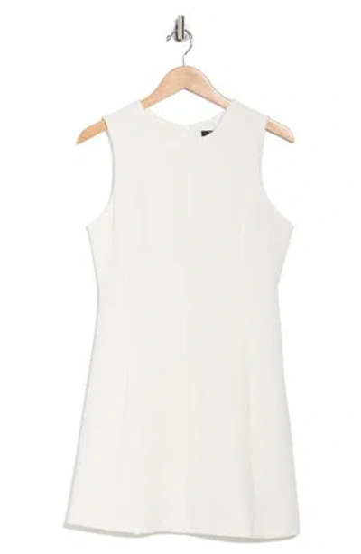 French Connection Cooper Linen Sleeveless Mini Dress In White