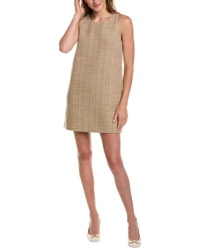 French Connection Effie Boucle Shift Dress In Brown