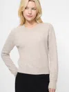 French Connection Ellie Knit Crew Neck Sweater  Knitwear In Gray