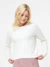 French Connection Ellie Crewneck Sweater In White