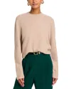 French Connection Ellie Knit Crewneck Sweater In Brown