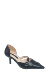 French Connection Elly Kitten Heel Pump In Black
