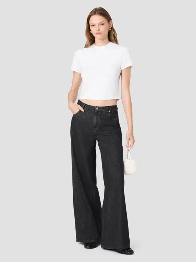 French Connection Elton Denim 5 Pocket Jeans In Black