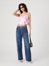 French Connection Elyria Oona Satin Babydoll Top  Tops In Multi