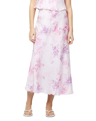 FRENCH CONNECTION ELYRIA OONA SATIN MIDI SKIRT