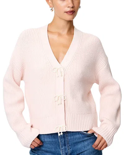 FRENCH CONNECTION EMBELLISHED BABY SOFT KNIT CARDIGAN SWEATER