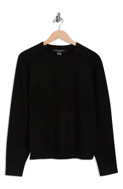French Connection Emilia Crewneck Sweater In Black