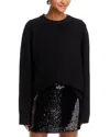 French Connection Emilia Knit Boyfriend Sweater In Black