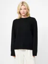 French Connection Crewneck Pullover Sweater In Black