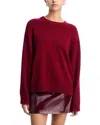 French Connection Emilia Knit Boyfriend Sweater In Red