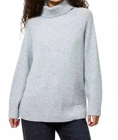 French Connection Emilia Knit Oversized Pullover Sweater In Light Grey In Gray