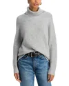 French Connection Emilia Oversize Turtleneck Sweater In Gray