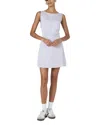 French Connection Enni Satin Mini Dress In Lavender