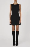 French Connection Whisper Classic Mini Dress In Black