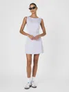 French Connection Enni Satin Mini Dress In Lavender