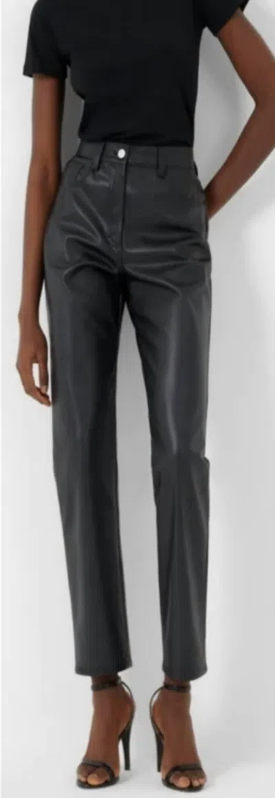 French Connection Etta Palmira High-rise Straight Leg In Black