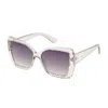 French Connection Fc 23 145 Emb Nde Smoke Cat Eye Ladies Sunglasses 10266543.lts Emb Nde In White