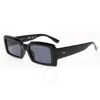French Connection Fc 23 33 Blk Smoke Rectangular Ladies Sunglasses 10266445.com Blksmk