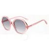 French Connection Fc 23 52 Cp Pnk Smoke Hexagonal Ladies Sunglasses 10266455.com Pnksmk