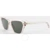 French Connection Fc 23 56 Emb Nde Green Cat Eye Ladies Sunglasses 10266451.com Natgrn