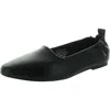 French Connection Fcemee75ds Womens Comfort Insole Faux Leather Flat Shoes