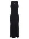 French Connection Fcuk Ribbed Racer Midi Dress  Dresses In Black