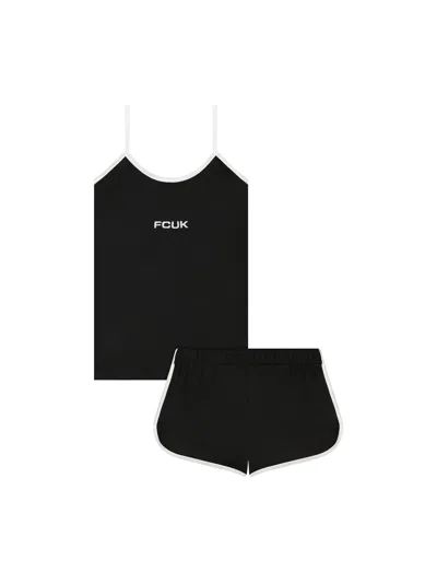 French Connection Fcuk Sleep Set  Accessories In Black