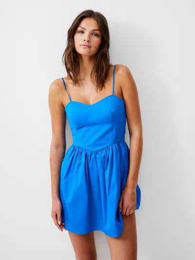 French Connection Florida Strappy Flared Dress  Dresses In Blue