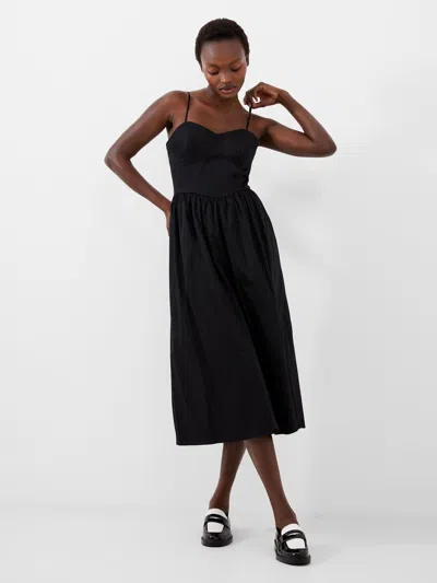 French Connection Florida Strappy Midi Dress  Dresses In Black