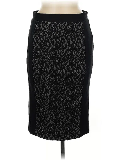 Pre-owned French Connection Formal Skirt In Black