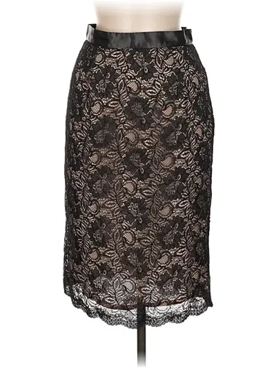 Pre-owned French Connection Formal Skirt In Black