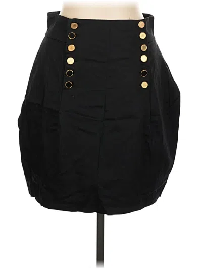 Pre-owned French Connection Formal Skirt In Black