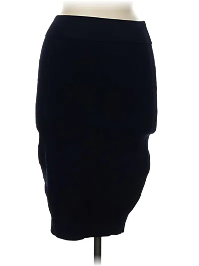 Pre-owned French Connection Formal Skirt In Black