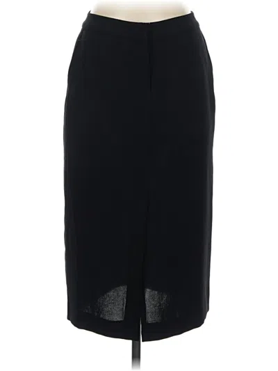 Pre-owned French Connection Formal Skirt In Black