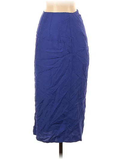 Pre-owned French Connection Formal Skirt In Blue