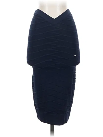 Pre-owned French Connection Formal Skirt In Blue