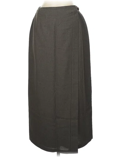 Pre-owned French Connection Formal Skirt In Gray