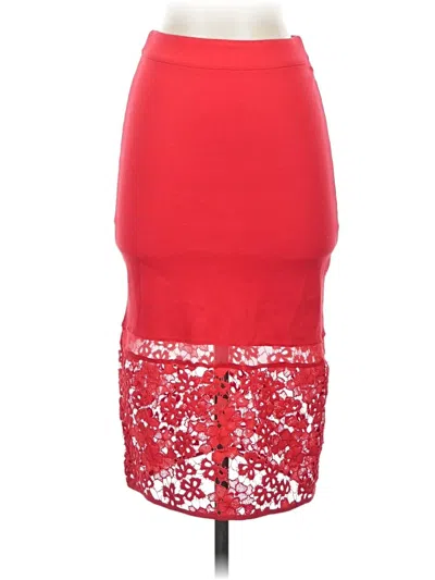 French Connection Formal Skirt In Red